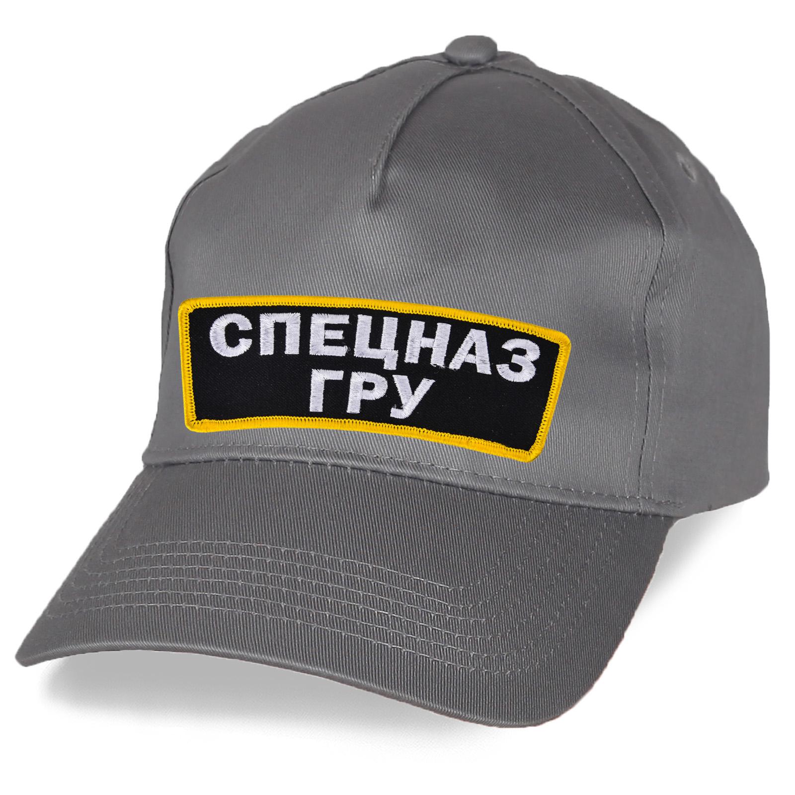 купить Военную Кепку с вышивкой Спецназ ГРУ (Графит) | Военная Кепка с ...