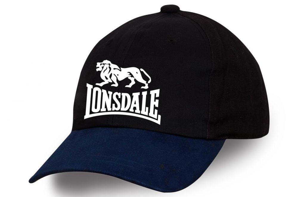 Мужская кепка Lonsdale (Черно-синяя)