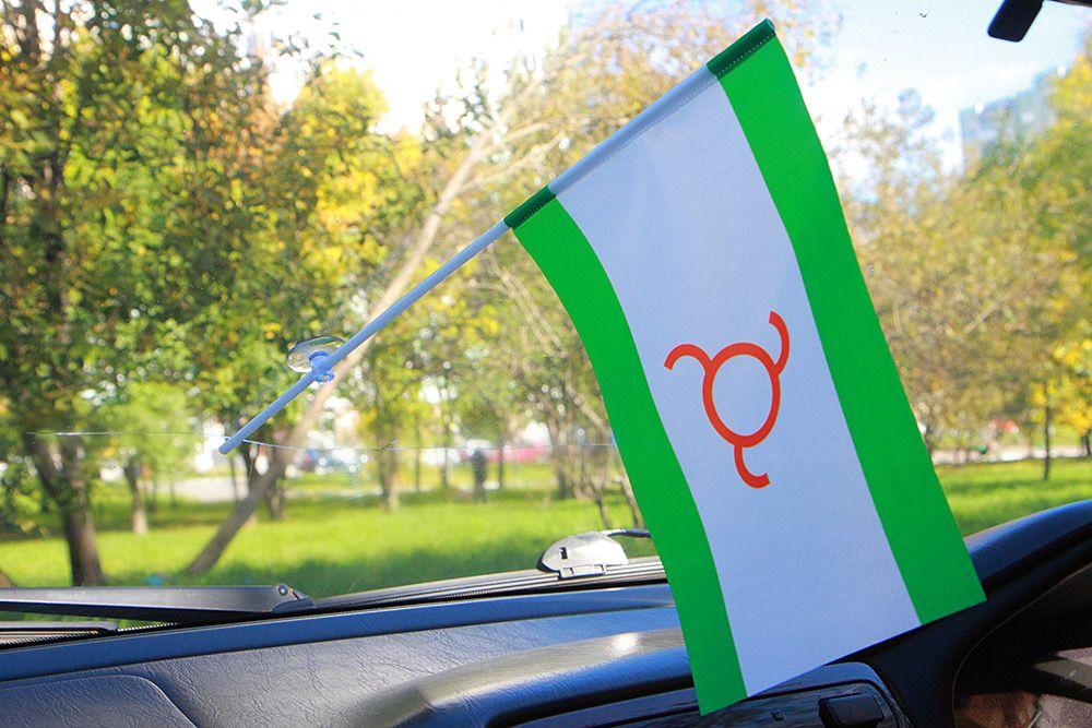 Флажок в машину с присоской Республики Ингушетия