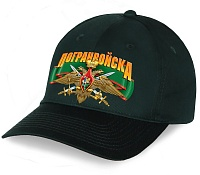 Военная кепка герб Пограничных войск  (Темно-зеленая)