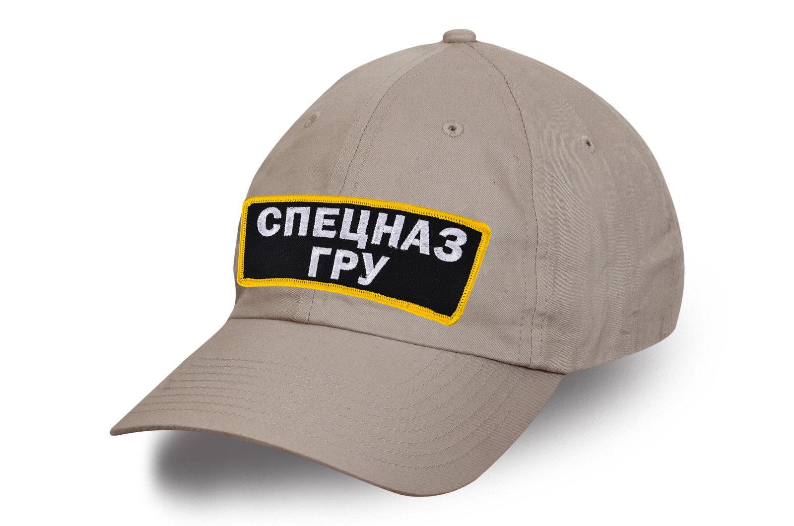 Военная Кепка с вышивкой Спецназ ГРУ (Серая)