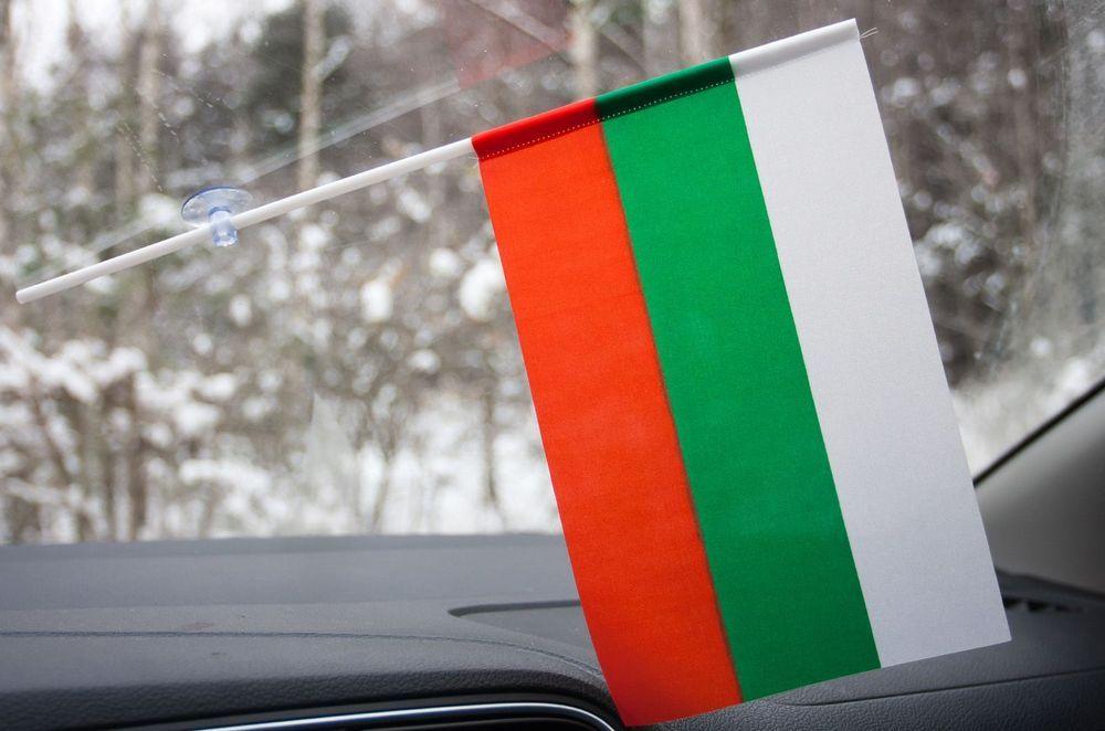 Флажок в машину с присоской Болгария