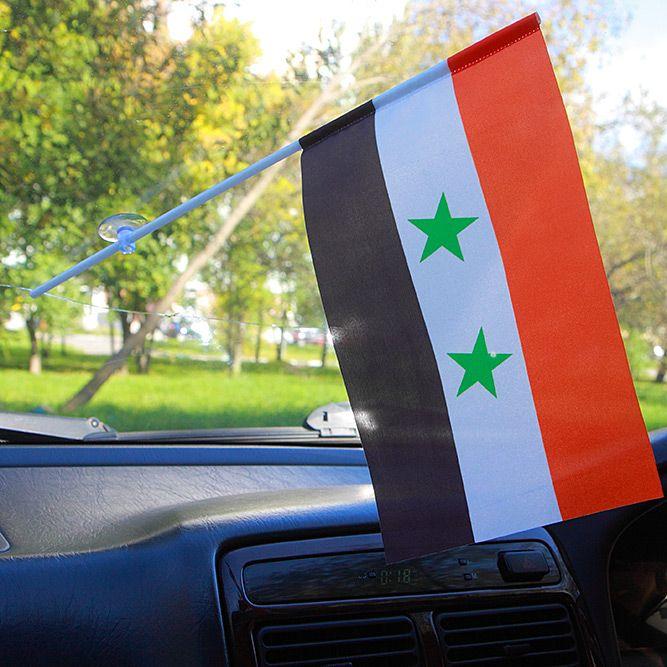 Флажок в машину с присоской Сирии