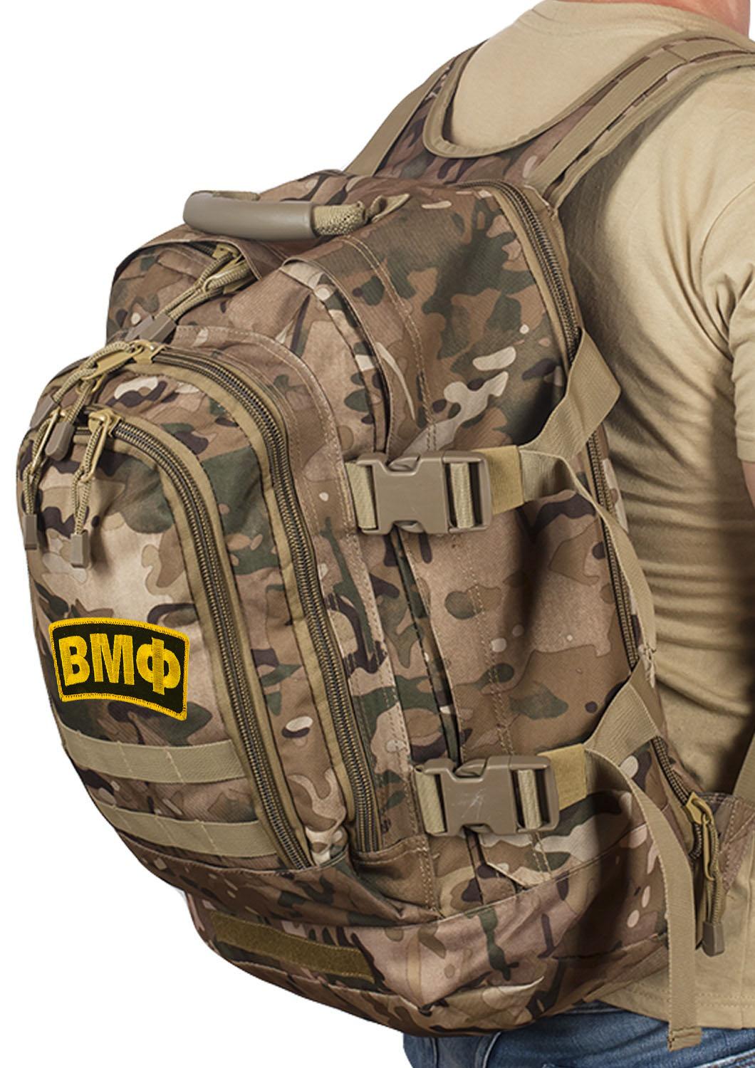 Армейский тактический рюкзак с нашивкой Военно-морской флот (Паттерн хаки-песок)