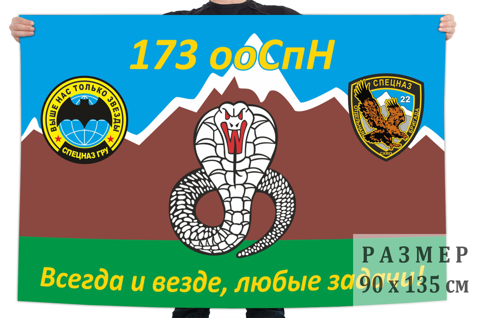 Флаг 173 ооСпН ГРУ