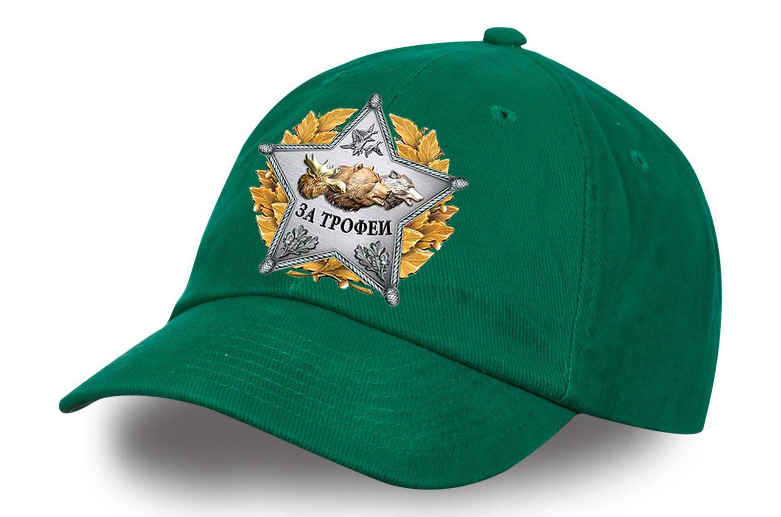 Мужская кепка Трофеи охотника (Зеленая)