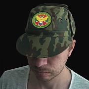 Армейская кепка с нашивкой Калининградской группы погранвойск, КППО (Камуфляж)