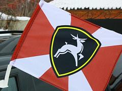 Флаг на машину с кронштейном Приволжский округ
