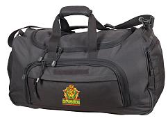 Армейская сумка с нашивкой Погранвойска (Темно-серая)