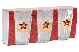  Подарочный набор стаканов Советская Армия