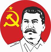 Наклейка СССР Сталин