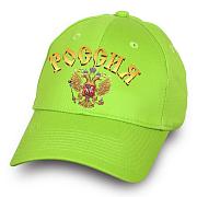 Мужская кепка Россия (Светло-зеленая)