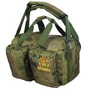 Военная сумка-рюкзак с нашивкой Погранвойска (Камуфляж Multicam Tropic)