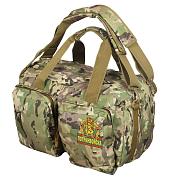 Военная сумка-рюкзак с нашивкой Погранвойска (Камуфляжный паттерн)