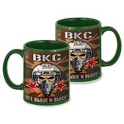 Кружка ВКС Все выше и выше! (Зеленая)