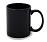 Кружка керамическая (Черная) 2