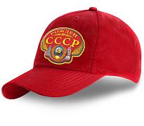 Мужская кепка Рожден в СССР (Красная)