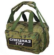 Армейская сумка-рюкзак с эмблемой Спецназа ГРУ (Камуфляжный паттерн)