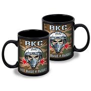 Кружка ВКС Все выше и выше! (Черная)