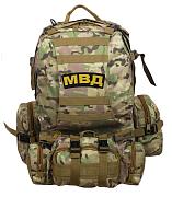 Функциональный армейский рюкзак с нашивкой МВД (Камуфляжный паттерн)