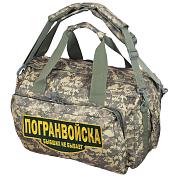 Армейская сумка-рюкзак с эмблемой Погранвойска (Камуфляж)