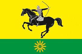 Флаг Тихорецкого района Краснодарского края