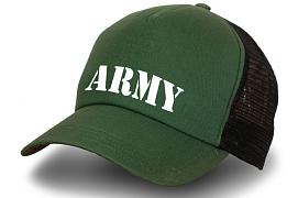 Военная Кепка ARMY с сеткой (Зеленая)