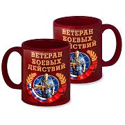 Кружка Ветеран БД (Краповая)