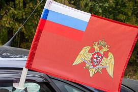 Флаг на машину с кронштейном Национальной Гвардии России