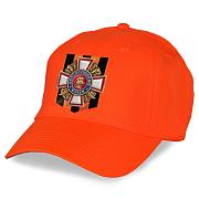 Военная кепка принт Потомственный казак (Оранжевый)