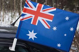 Флаг на машину с кронштейном Австралия