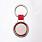 Двухсторонний брелок для ключей (Красный) 1