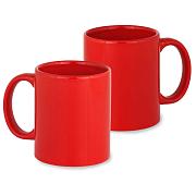 Кружка керамическая (Красная)
