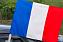 Флаг на машину с кронштейном Франции 1