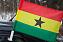 Флаг на машину с кронштейном Ганы 1