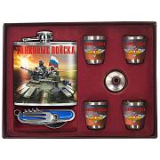 Подарочный набор Танковые войска Броня крепка и танки наши быстры (170 мл, 4х50 мл) 