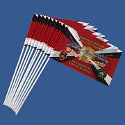 Набор флажков Во славу России! Холодный ум в горячей стали! (10 штук)