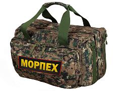 Армейская сумка с нашивкой Морпех (Камуфляж Digital Woodland)