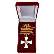 Знак ордена в бархатистом футляре Святого Георгия 2 степени