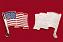 Значок флаг США (для портмоне) 2