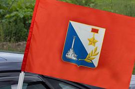Флаг на машину с кронштейном Севастополя