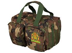 Военная сумка-рюкзак с нашивкой Погранвойска (Камуфляж Woodland)