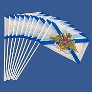 Набор флажков Военно-морской флот России с гербом (10 штук)