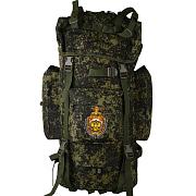 Тактический рейдовый рюкзак  с шевроном МВД (Камуфляж Российская цифра) 