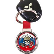 Двухсторонний Брелок для ключей Военный медик (Красный)