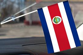 Флажок в машину с присоской Коста-Рики