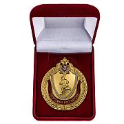 Знак в бархатистом футляре Спортсмен Росгвардии 1 степени