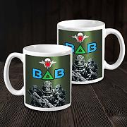 Кружка бойцы ВДВ (Белая)