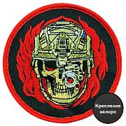 Шеврон Череп с тепловизором (8х8см)