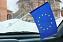 Флажок в машину с присоской Евросоюз 1